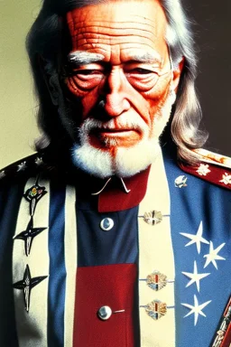 Willie Nelson weathered face