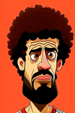 mo salah ,cartoon 2d