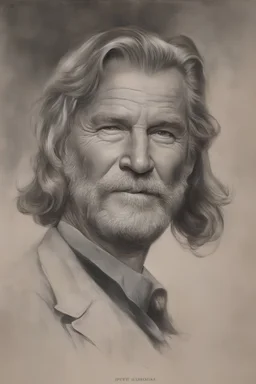 Presidential portrait - Jeff Bridges - by Boris Vallejo