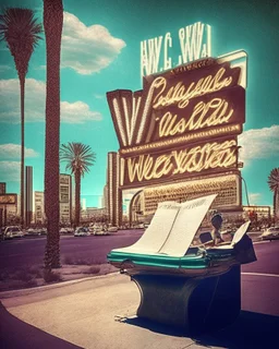 Las Vegas writing