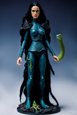 Action figure of Jennifer Connelly as an eel necromancer