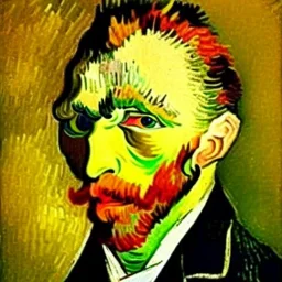 retrato de un gallo por Vincent van Gogh