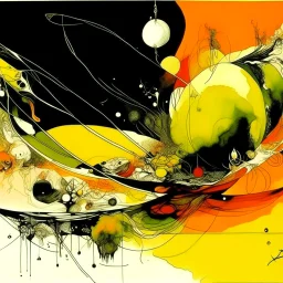 Global warming graph schema, abstract surrealism, by Graham Sutherland and Arthur Secunda, The curse of adverse suggestion, by Victor Pasmore and Tracey Adams, mind-bending illustration hiper detailed alusive and explicite