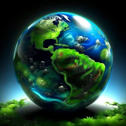 earth. glass