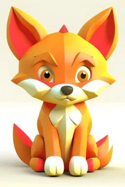 Fox cute 3D