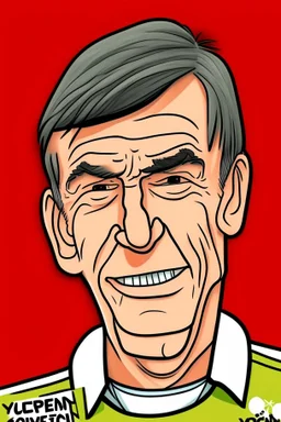 yourgen club German soccer coach cartoon 2d