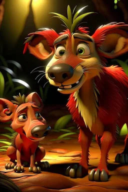 Timon and pumbaa disturbing