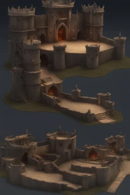 fantasy medieval fighting arena