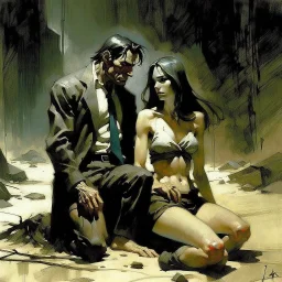 Alex Maleev man and a beautifull woman