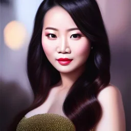 Ultra detailed fullbody Portrait in oil on canvas of busty Triệu Thị Trinh,extremely detailed digital painting,ultrarealistic skin,intense stare, extremely detailed face, crystal clear eyes, mystical colors ,perfectly centered image, perfect composition, rim light, beautiful lighting,masterpiece ,8k, stunning scene, raytracing, anatomically correct, in the style of Simon Bisley and Ohrai Noriyoshi and robert e howard and Steve Jung and Wizyakuza and uncannyknack.