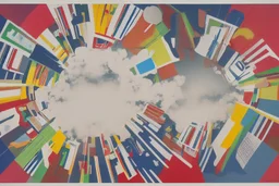 round pop art cloud by Richard Hamilton