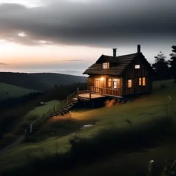 Dream Last night, I dreamt of a house on a hill. In my dream, I saw a sloped terrain with a timber house. I entered the house through a compact entrance and proceeded to the upper floors and into the living room. All I remember was the exceptional panoramic views, and then I woke up.