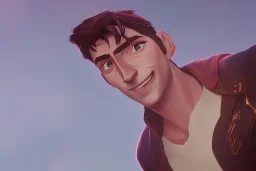 Portrait of Flynn Rider by Jake Bartok