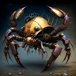 steampunk cancer zodiac claws crab