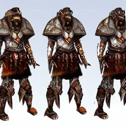 clothe tribal armor concept art videogame