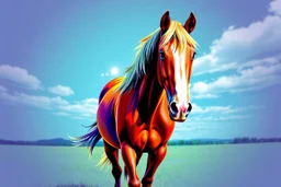 pop art pixels 1000 images horse