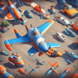 planes 2d top down