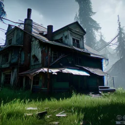 Abandoned building, The last of us style