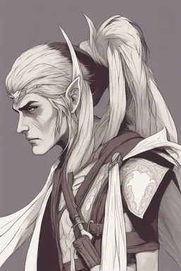 male wood elf rogue