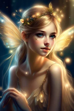 Beautiful light fairy