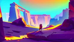 stylized,canyon,wall,probs,post apocalyptic,AI,futuristic,4k,details,stylized,rogulikes