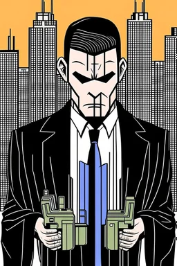 punisher sku;; CITY bank the style of Hiroshi Nagai