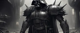 dart vader terminator sauron. in fallout 4 setting in the style of giger