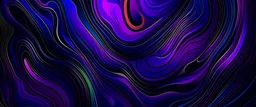 Fluid poster cover with modern ultraviolet color. Dark purple abstract geometrical template with blend shapes.