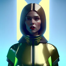 woman, rounded face, retro futuristic, latex coat, vibrant color, highly detailed, art stations, concept art, smooth, unreal engine 5, god rays, ray tracing, RTX, lumen lighting, ultra detail, volumetric lighting, 3d, finely drawn, high definition, high resolution.