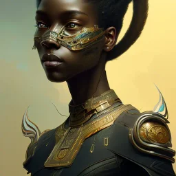 anthro black woman bird face, intricate, highly detailed, digital painting, artstation, concept art, smooth, sharp focus, illustration, art by greg rutkowski and alphonse mucha