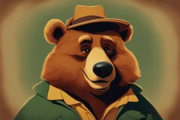 portrait of yogi bear