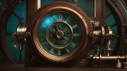 High-end state-of-the-art STEAMPUNK aesthetics flawless, a white Rabbit scientist, 4th dimension scientific lab, close-up shot, realistic, hard light chiaroscuro, realistic,Highest quality telescopic Zeiss Zoom lens, supreme cinematic-quality photography,walnut wood green clothes blue, Art Nouveau-visuals,Vintage style Octane Render 3D technology,hyperrealism photography,(UHD) high-quality cinematic character render,Insanely detailed close-ups capturing beautiful complexity