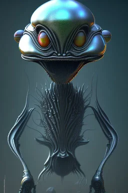 Strange aliens, 8k, finely detailed, photo realistic.