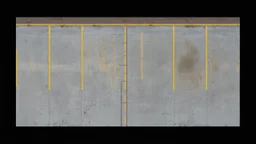 Ground layout for a covered concrete parking lot. Add tire tracks, oil ground stains, cracks and weathering. and make a little darker