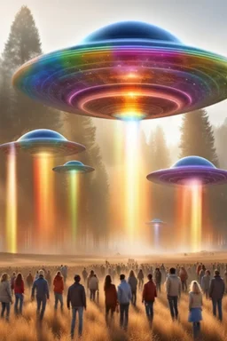 ufos rainbows,beautifuls paysages, fantastic colours,
