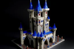 A castle made out of Ica stones painted by The Limbourg Brothers