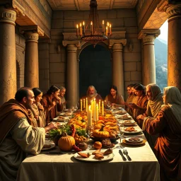 Thanksgiving dinner in ancient Byzantium