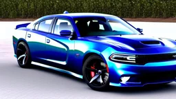 Luxury Dodge Charger SRT-8 Full Tuning , Photorealistic, 4K, Ultra Detailed, Front Quarter View