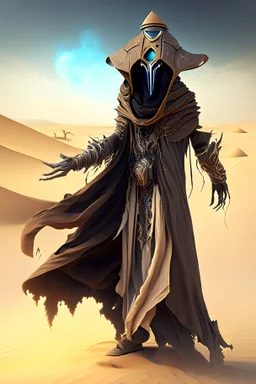 Wizard techno desert full body