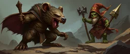 drop bear kobold goblin rock priest