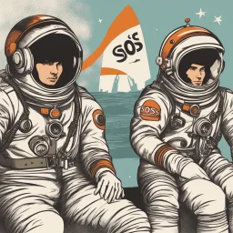 sos, cosmonauts, 60's style