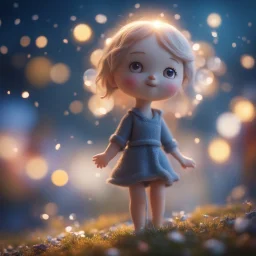 a lullaby, And her spirit soared the sky..,bokeh like f/0.8, tilt-shift lens 8k, high detail, smooth render, down-light, unreal engine