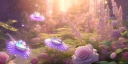 crystal subtle flower in a galactic ambiance beautiful fairy, transparent, delicate colors, in the foreground, full of details, smooth，soft light atmosphere, light effect，vaporwave colorful, concept art, smooth, extremely sharp detail, finely tuned detail, ultra high definition, 8 k, unreal engine 5, ultra sharp focus