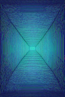 A quiet void; 4 dimensional optical art