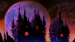 castle at night