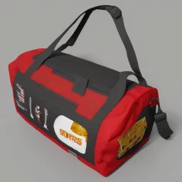 Sports bag for junk food fans