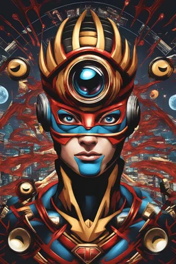 Third eye with Morden 3d look superhero