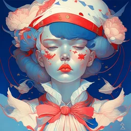 dream portrait of sailor by james jean