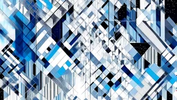 digital glitch pattern snow geometric abstraction by per kirkeby