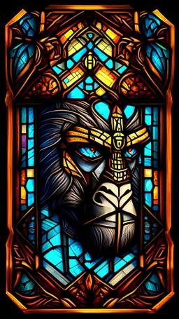 a stained glass picture of a key, epic legends game icon, symmetrical portrait rpg avatar, game icon stylized, intricate art deco patterns, game icon, intricate stained glass triptych, 4 k symmetrical portrait, 4k symmetrical portrait, in style of primal apes, ios app icon, stained glass art, app icon, game icon asset, dishonored